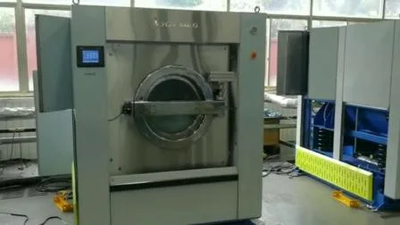 Extracteur industriel automatique élevé de rondelle de 100kg pour des vêtements de blanchisserie